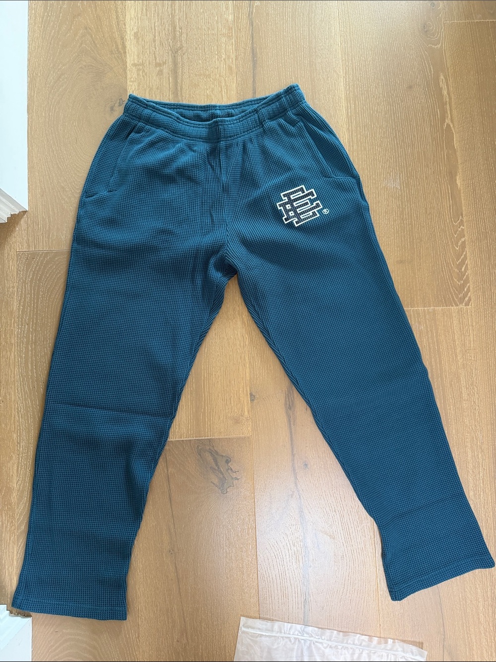 Eric Emanuel  Waffle Joggers - Teal Blue